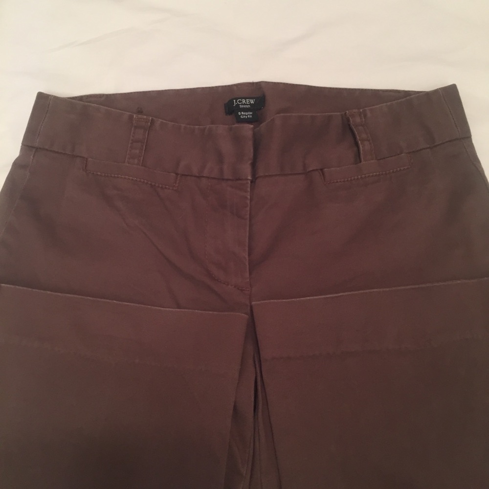 J. Crew stretch City fit pants inseam 30 1/2 EUC - Picture 4 of 5